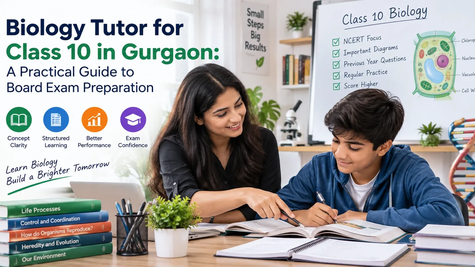 Biology Tutor for Class 10 in Gurgaon: A Practical Guide to Board Exam Preparation